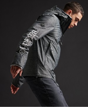 Superdry Limited Edition Blockneck SD-Windcheater Férfi Kabát Fekete | AINSW1758